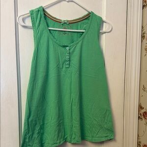 💚 Green Sleeveless Top Sz XL